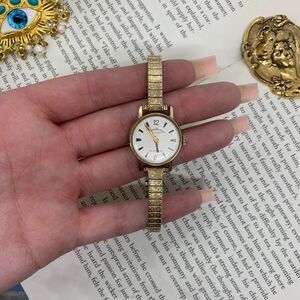 Vintage 1950s Gold Tone Dainty Cocktail Women's Watch